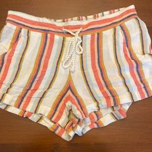 Rip curl striped shorts size large